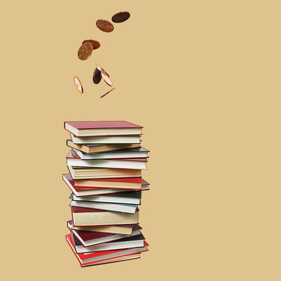 Books with money